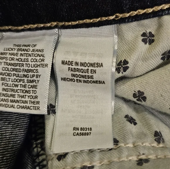 Lucky Brand Dark Blue Ankle Jeans - Picture 10 of 14